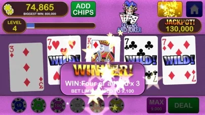 Video Poker Jackpot! screenshot 1