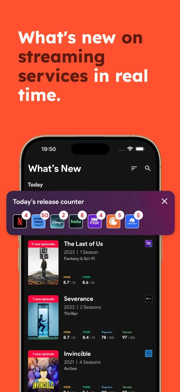 Upflix - Streaming Guide screenshot 1