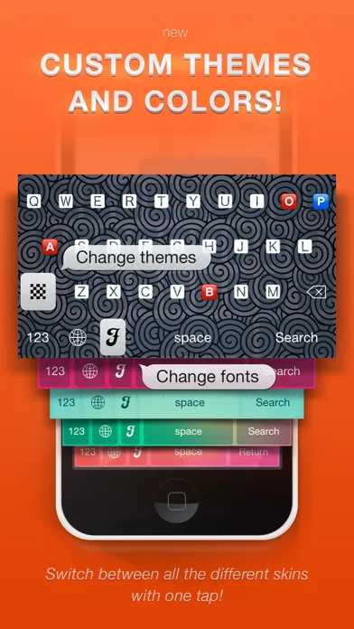 Textizer Font Keyboards Free - Fancy Keyboard themes with Emoji Fonts for Instagram screenshot 1