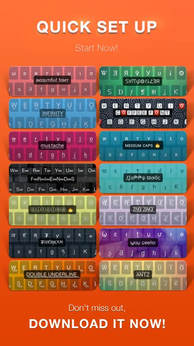 Textizer Font Keyboards Free - Fancy Keyboard themes with Emoji Fonts for Instagram screenshot 5
