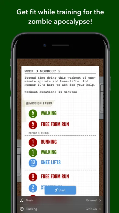 Zombies, Run! 5k Training screenshot 1