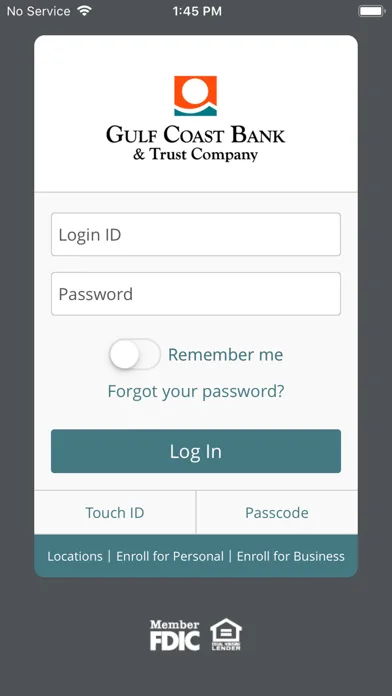 Gulf Coast Bank Digital screenshot 1