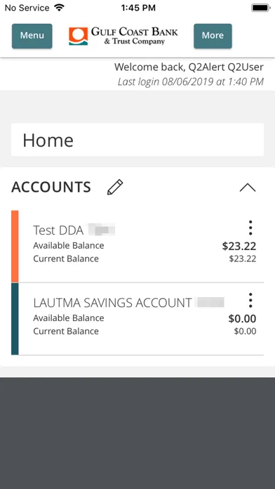 Gulf Coast Bank Digital screenshot 2