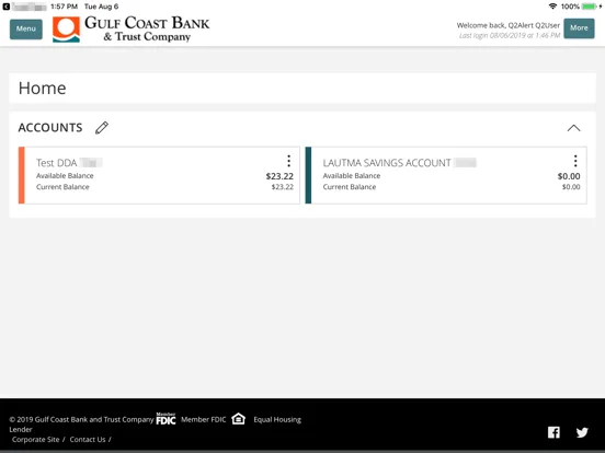 Gulf Coast Bank Digital screenshot 5
