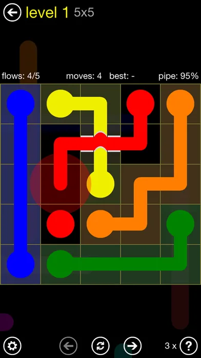 Flow Free: Bridges screenshot 1