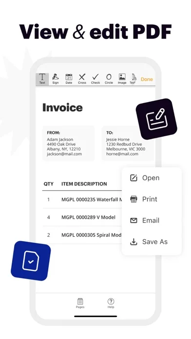 pdfFiller: edit PDF documents screenshot 1