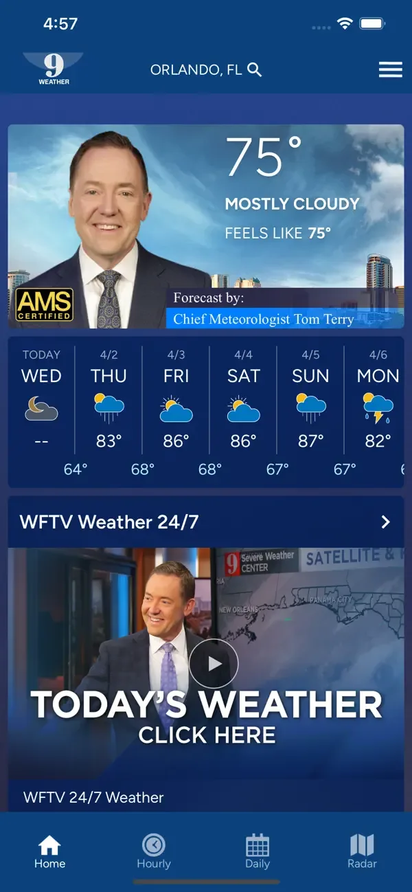 WFTV Weather screenshot 1
