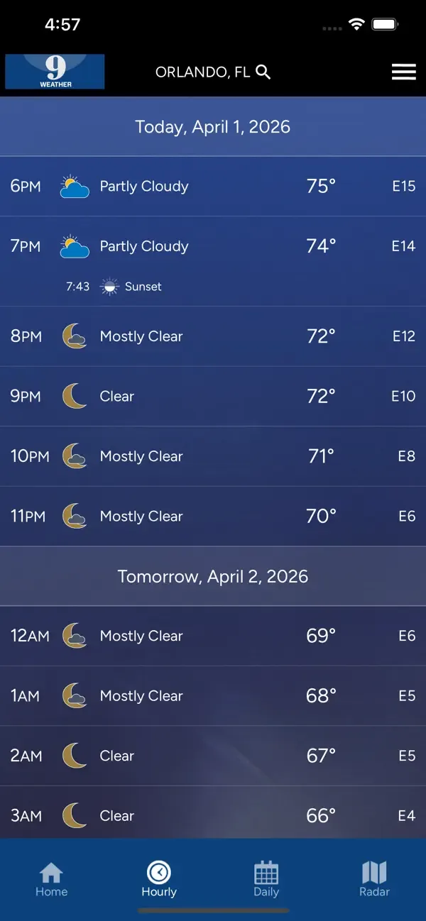 WFTV Weather screenshot 2