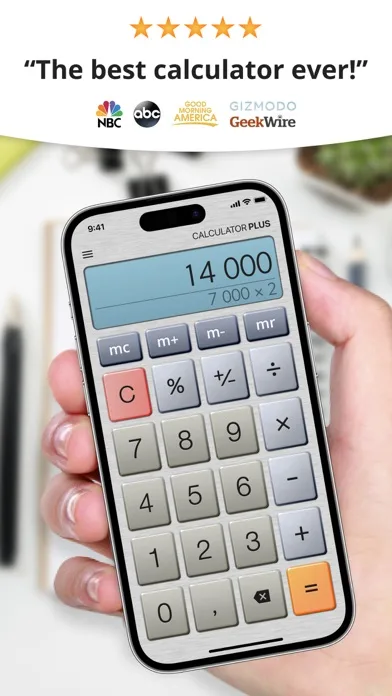 Calculator Plus with History screenshot 1