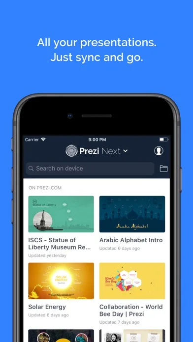 Prezi Viewer screenshot 1