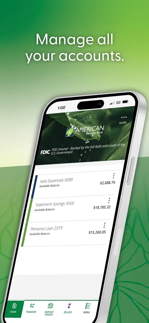 American Savings Bank Hawaii screenshot 2