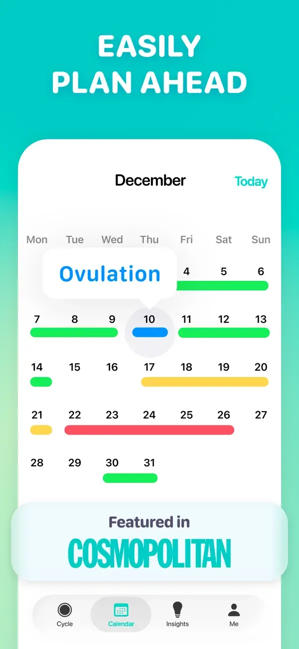 Cycles: Period & Cycle Tracker screenshot 2