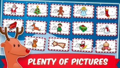 Christmas: Kids coloring games screenshot 4
