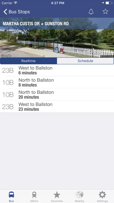 DC Metro and Bus - Tracker screenshot 3