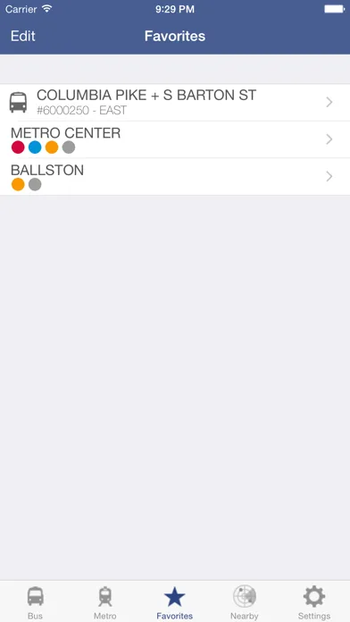 DC Metro and Bus - Tracker screenshot 5