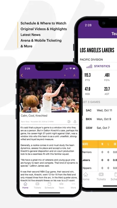 LA Lakers Official App screenshot 4