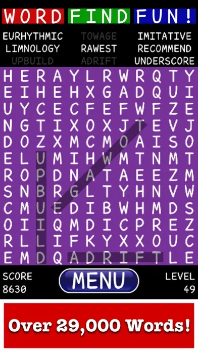 Word Find Fun! screenshot 1