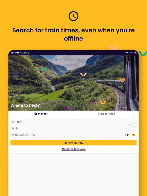 Eurail/Interrail Rail Planner screenshot 1