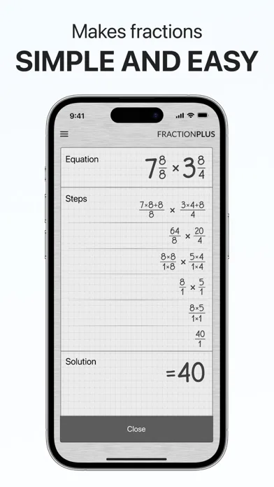 Fraction Calculator Plus #1 screenshot 2