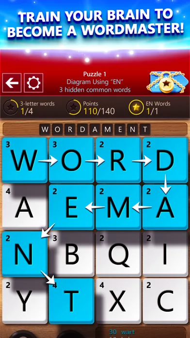 Microsoft Wordament screenshot 1