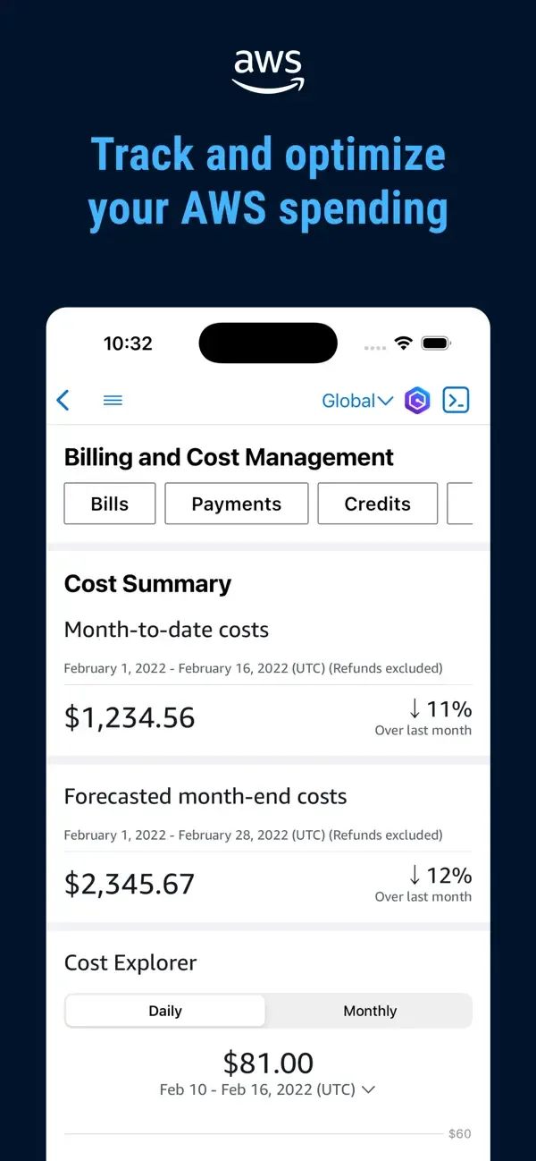 AWS Console screenshot 2