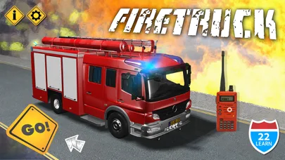 Kids Vehicles Fire Truck games screenshot 1