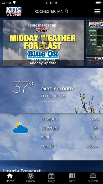 KTTC First Alert Weather screenshot 1