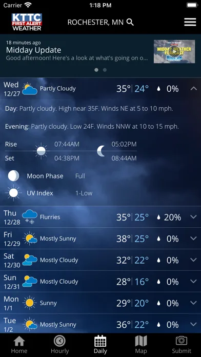 KTTC First Alert Weather screenshot 3