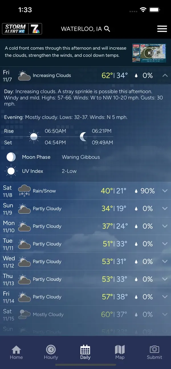 Storm Alert Wx 7 screenshot 3