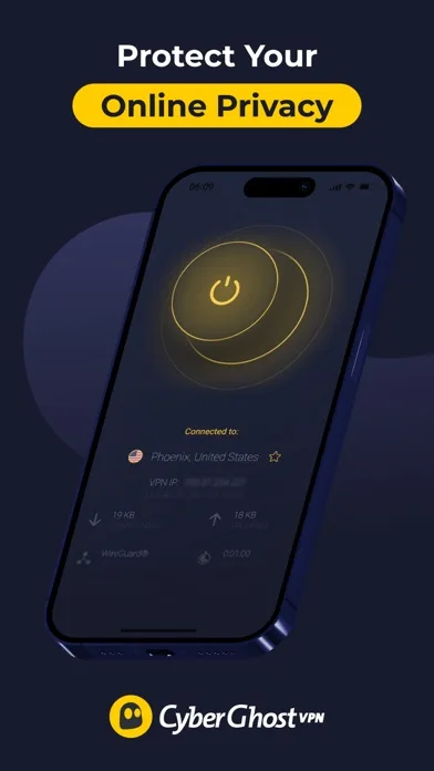 CyberGhost: Safe & Private VPN screenshot 1