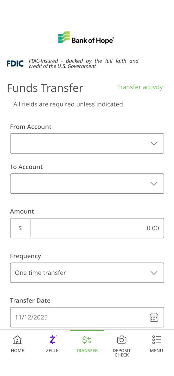 Bank of Hope screenshot 4