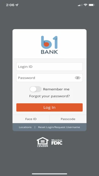 B1Bank Mobile Banking screenshot 1