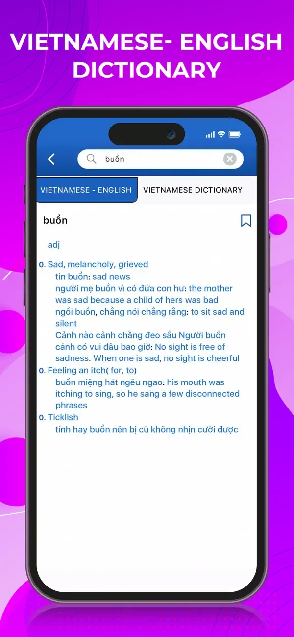 Vietnamese Dictionary PEnglish screenshot 3