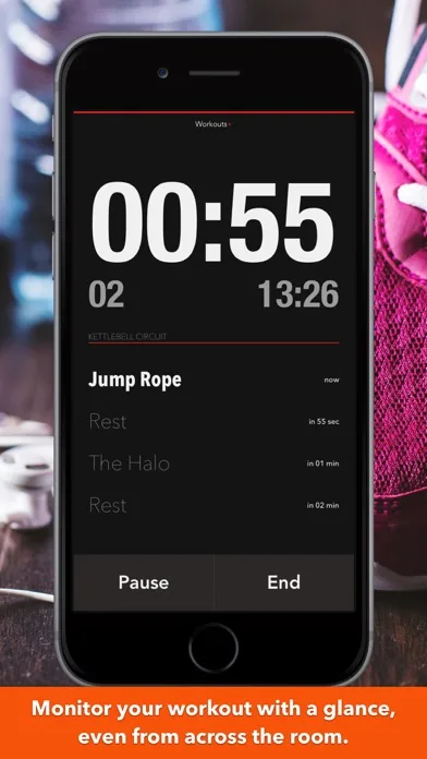 Workouts+ HIIT Interval Timer screenshot 2