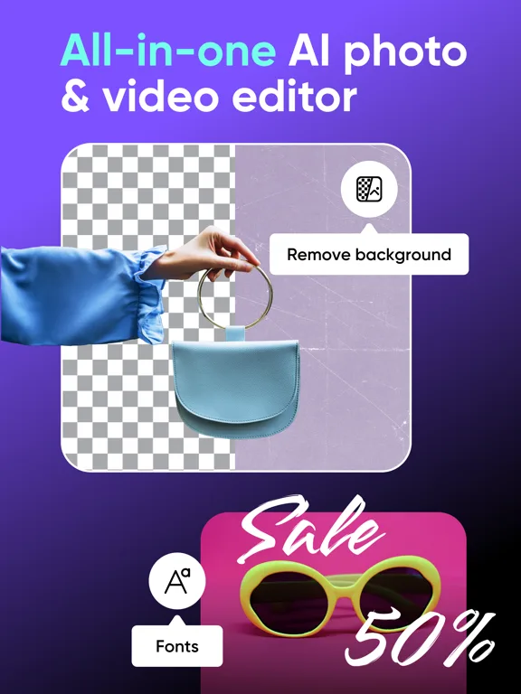 Picsart AI Photo Editor, Video screenshot 1