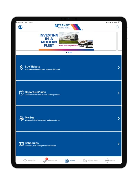 NJ TRANSIT screenshot 1