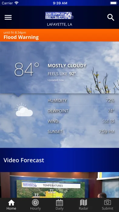 KLFY Forecast First and Radar screenshot 1
