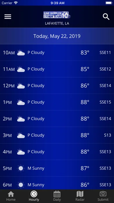 KLFY Forecast First and Radar screenshot 2