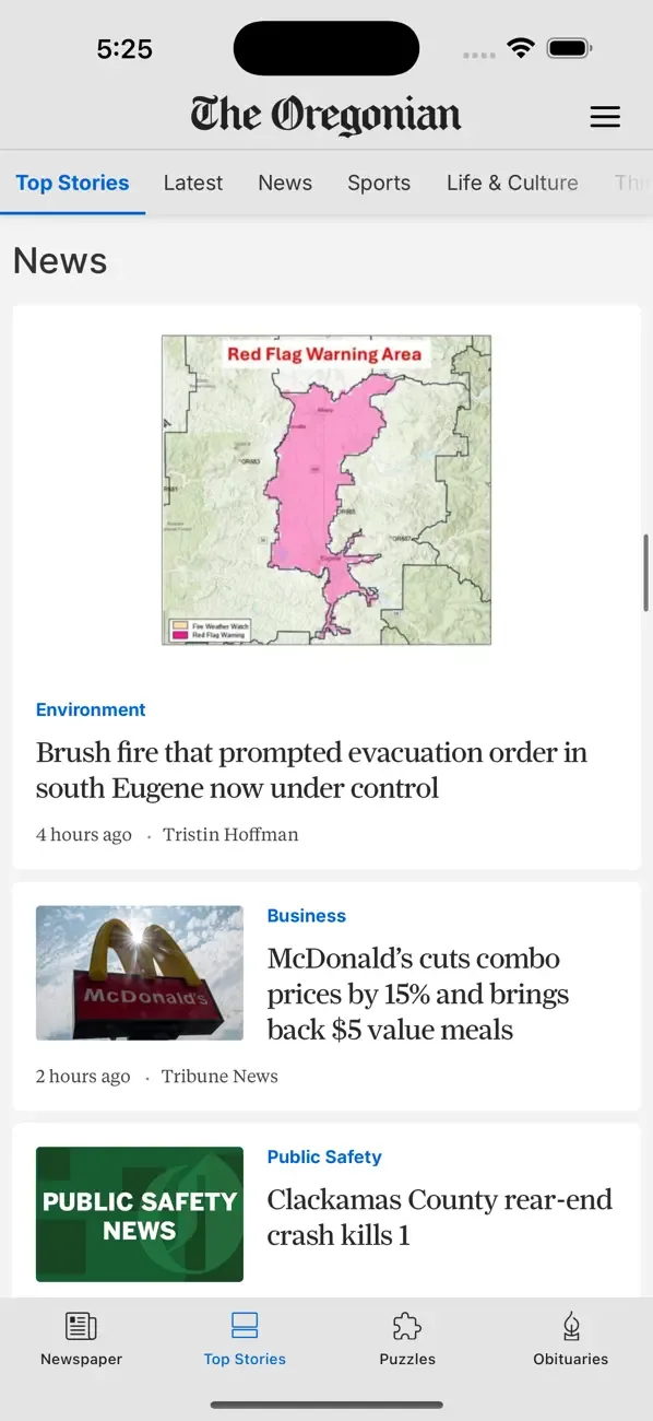 The Oregonian News screenshot 5