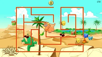 Dino Maze: Dinosaur kids games screenshot 1