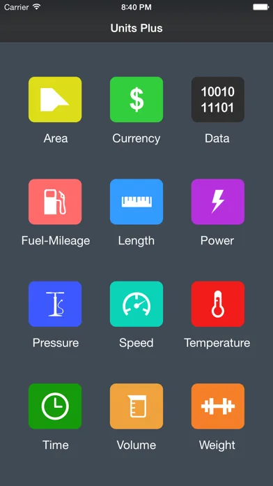 Units Plus Converter screenshot 1