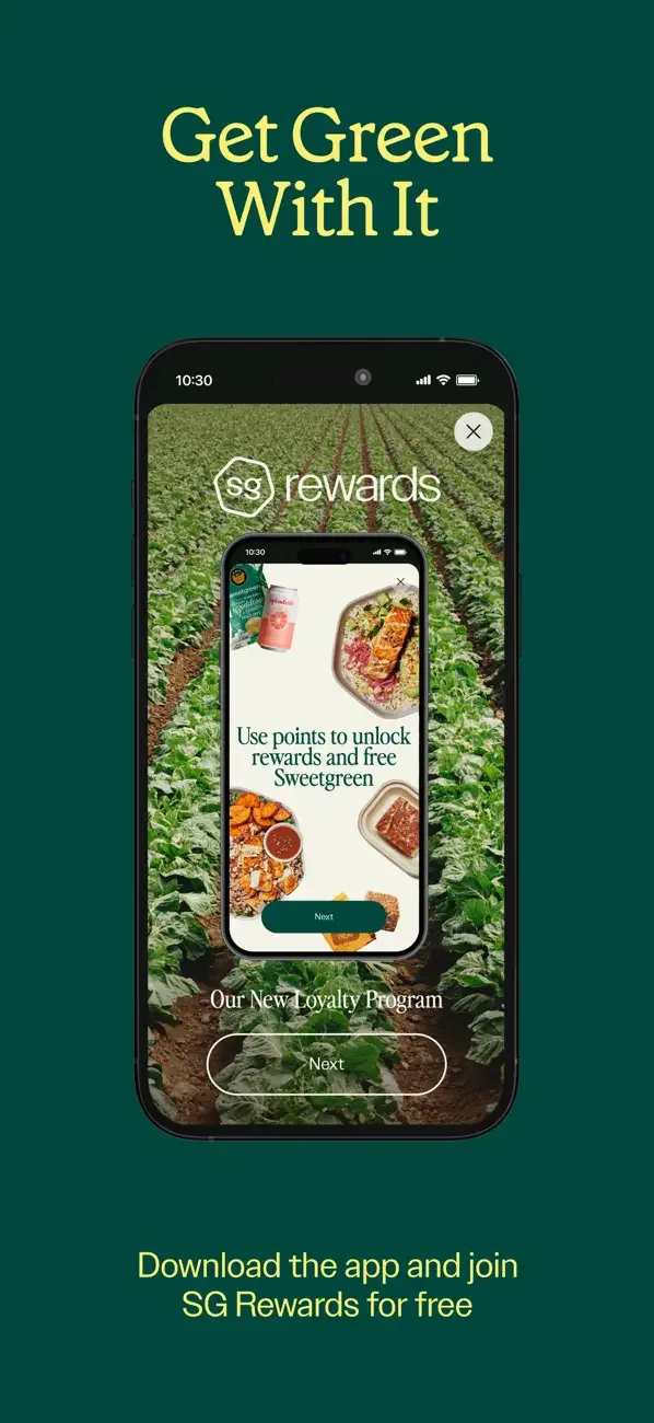 sweetgreen screenshot 1