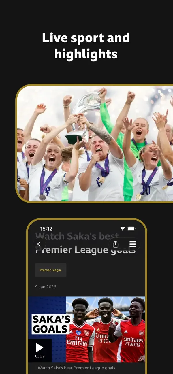 BBC Sport screenshot 3