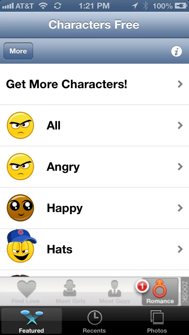 Emoji Characters and Smileys Free! screenshot 3