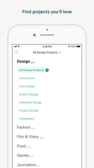Kickstarter: Projects You Love screenshot 2