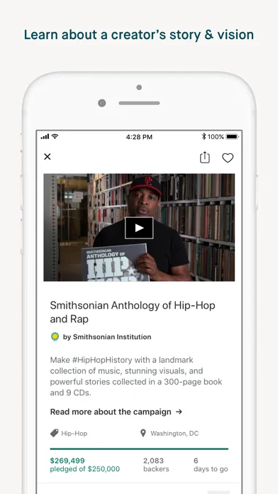 Kickstarter: Projects You Love screenshot 3