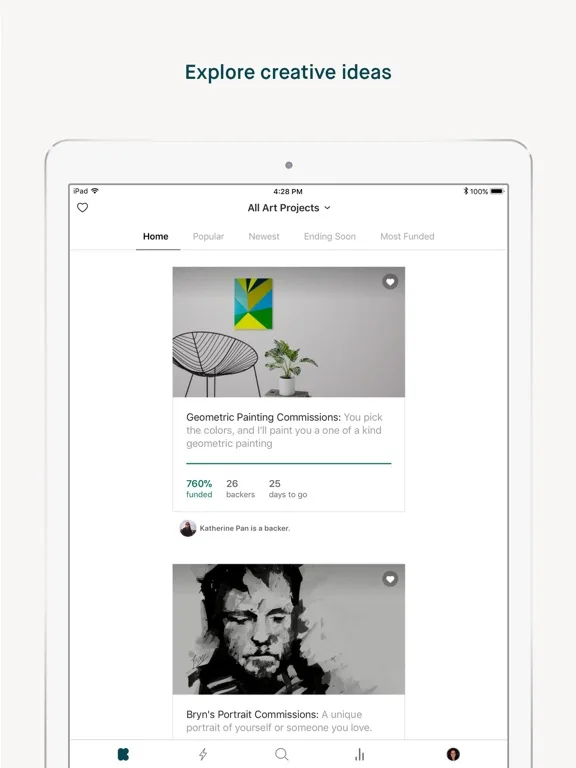 Kickstarter: Projects You Love screenshot 5