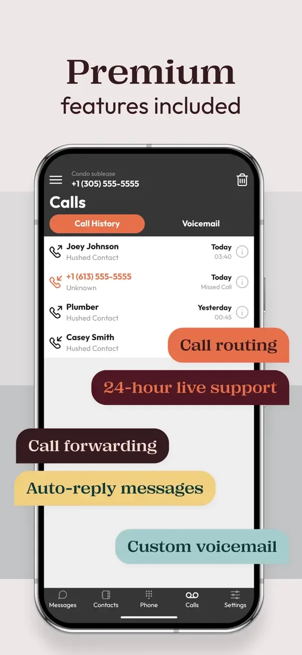 Hushed: US Second Phone Number screenshot 5