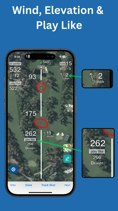 Golf GPS Range Finder: ForeFun screenshot 5