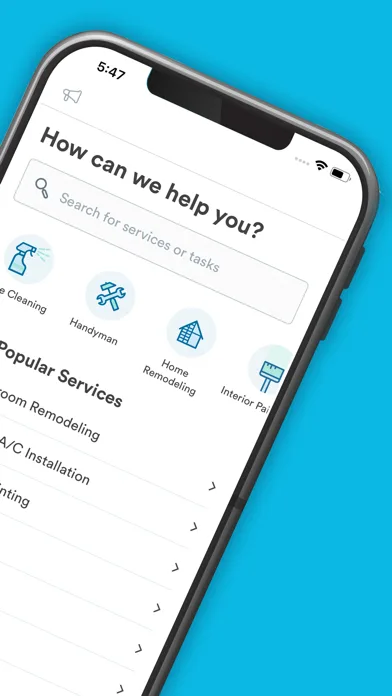 Handy.com screenshot 2